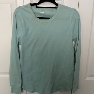 Light mint waffle long sleeve!